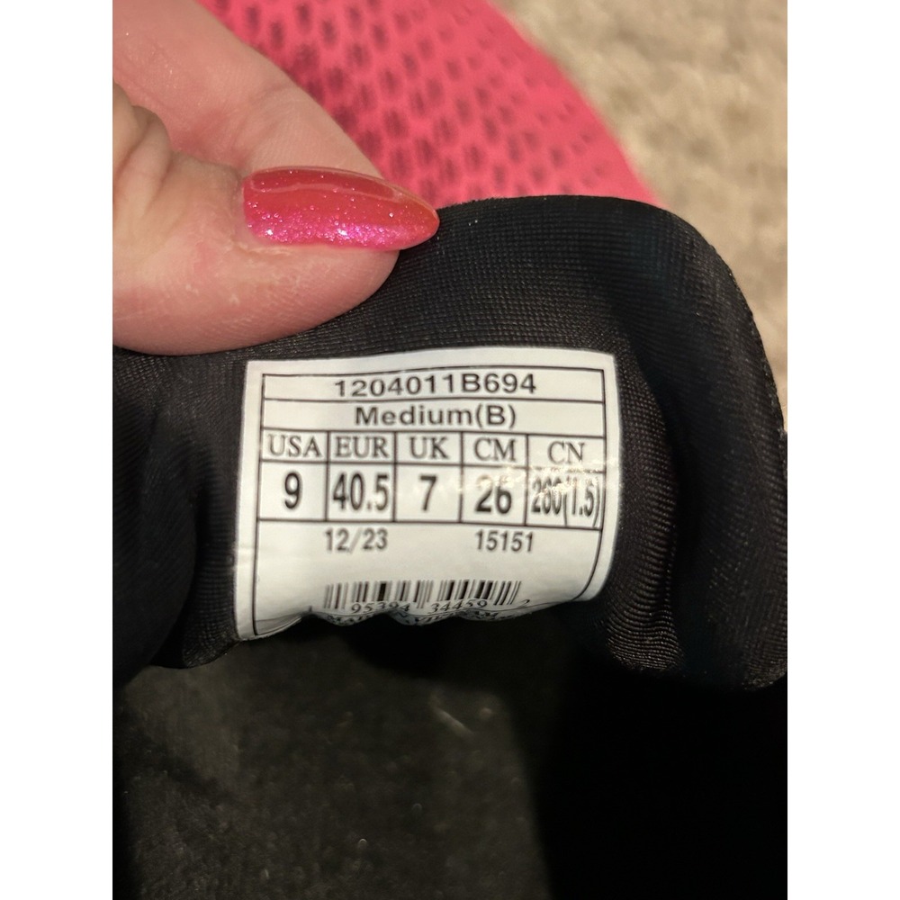 Brooks Hot Pink and Black Running Shoes - Picture 8 of 8